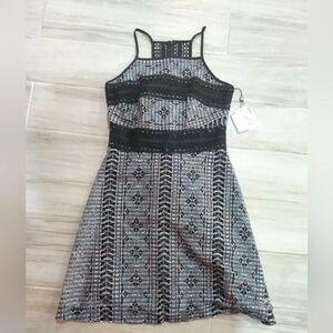 Elegant Black and Multi Color Women's Dress